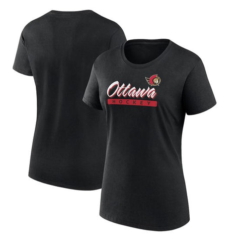 Ottawa Senators NHL Fanatics - Women's Risk Cotton T-Shirt