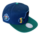 Utah Jazz NBA Mitchell &amp; Ness - Classics Team Two-Tone Snapback