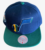 Utah Jazz NBA Mitchell &amp; Ness - Classics Team Two-Tone Snapback