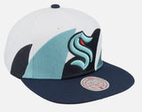 Seattle Kraken NHL Mitchell & Ness - Sharktooth Snapback Cap