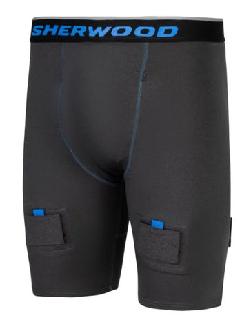 Sherwood - Hat Trick Compression Senior Jock Shorts