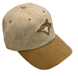 Toronto Blue Jays MLB ’47 Brand – Khaki Tweed Wool Adjustable Cap