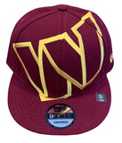 Washington Commanders NFL New Era – 9FIFTY Oversized Logo Snapback Cap