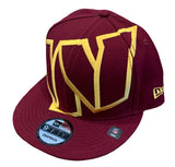 Washington Commanders NFL New Era – 9FIFTY Oversized Logo Snapback Cap