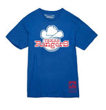 Texas Rangers MLB Mitchell and Ness - Logo Graphic T-Shirt
