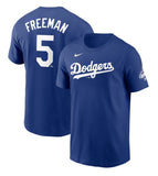 Los Angeles Dodgers MLB Nike - Freddie Freeman World Series Champions T-Shirt