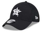 Houston Astros MLB New Era - 39THIRTY Black Neo Mesh Flexfit Cap