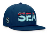Seattle Kraken NHL Fanatics – AP Rink SEA Snapback Cap