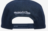 Athletics MLB Mitchell & Ness – Chambray and Suede Pro Pinch Snapback Cap