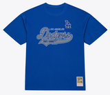 Los Angeles Dodgers MLB Mitchell & Ness Script Sweep Arch T-Shirt