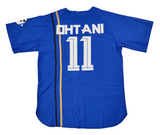 Hokkaido Nippon-Ham Fighters - Shohei Otani #11 Blue Jersey