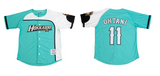Hokkaido Nippon-Ham Fighters - Shohei Otani #11 Aqua Jersey