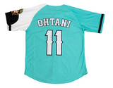 Hokkaido Nippon-Ham Fighters - Shohei Otani #11 Aqua Jersey