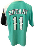 Hokkaido Nippon-Ham Fighters - Shohei Ohtani #11 Aqua Jersey