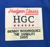 The Sandlot Benny 'The Jet' Rodriguez - Baseball Jersey - Blue