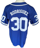 The Sandlot Benny 'The Jet' Rodriguez - Baseball Jersey - Blue