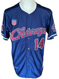 Chicago American Giants Negro League - Full Button Front Jersey - Navy