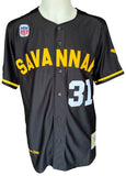 Savannah Bears Negro League - Full Button Front Jersey  - Black