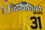 Savannah Bears Negro League - Full Button Front Yellow Jersey