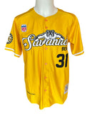Savannah Bears Negro League - Full Button Front Yellow Jersey