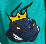 Charlotte Black Hornets Negro League - Full Button Front Teal Jersey