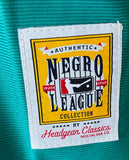 Charlotte Black Hornets Negro League - Full Button Front Teal Jersey
