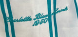 Charlotte Black Hornets Negro League - Full Button Front White Jersey