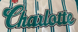Charlotte Black Hornets Negro League - Full Button Front White Jersey