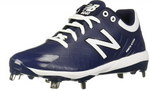 New Balance 4040v5 - Low Metal Baseball Cleats - Navy