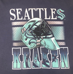 Seattle Kraken NHL Team Apparel – Toddler - Helmet Head T-Shirt