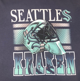 Seattle Kraken NHL Team Apparel – Toddler - Helmet Head T-Shirt