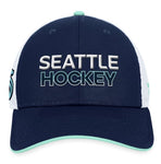 Seattle Kraken NHL Fanatics - Authentic Pro Trucker Adjustable Cap