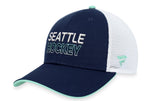 Seattle Kraken NHL Fanatics - Authentic Pro Trucker Adjustable Cap