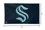 Seattle Kraken NHL WinCraft 3' x 5' Deluxe Flag