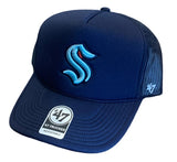 Seattle Kraken NHL 47’ Brand - Foam Front Mesh Trucker Cap