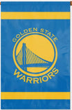 Golden State Warriors NBA Party Animal – Applique &amp; Embroidered House Flag