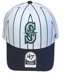 Seattle Mariners MLB '47 - MVP 2 Tone Pinstripe Snapback Cap