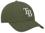 Tampa Bay Rays MLB Nike - Club Adjustable Cap Olive/White