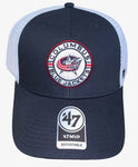 Columbus Blue Jackets NHL ‘47 Brand - Faceoff Trucker Cap