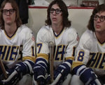 Charlestown Chiefs Slap Shot - White #18 Jeff Hanson Jersey