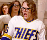 Charlestown Chiefs Slap Shot - White #16 Jack Hanson Jersey