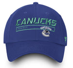 Vancouver Canucks NHL Fanatics - Team AP Rinkside Fundamental Adjustable Cap