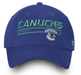 Vancouver Canucks NHL Fanatics - Team AP Rinkside Fundamental Adjustable Cap