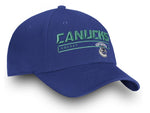 Vancouver Canucks NHL Fanatics - Team AP Rinkside Fundamental Adjustable Cap