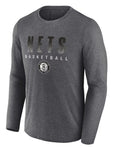 Brooklyn Nets NBA Fanatics - Where Legends Play Iconic Long Sleeve T-Shirt