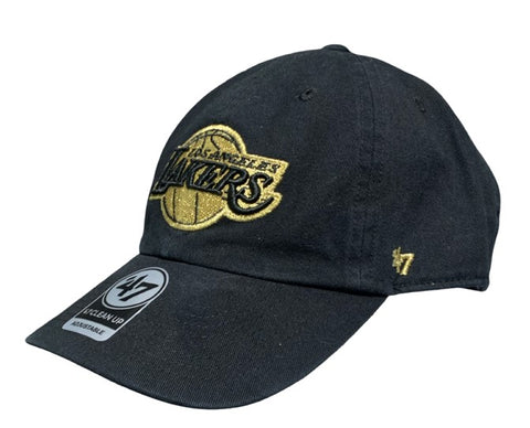 Los Angeles Lakers NBA “47 Brand - Metallic Gold Clean Up Strapback Cap