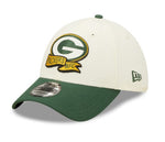 Green Bay Packers NFL New Era - Sideline 39THIRTY 2-Tone Flex Cap