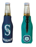 Seattle Mariners MLB WinCraft - Two-Sided Zip Up Bottle Cooler