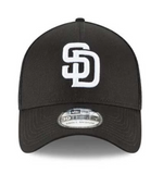 San Diego Padres MLB New Era - 39THIRTY Black Neo Mesh Flexfit Cap
