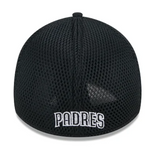San Diego Padres MLB New Era - 39THIRTY Black Neo Mesh Flexfit Cap